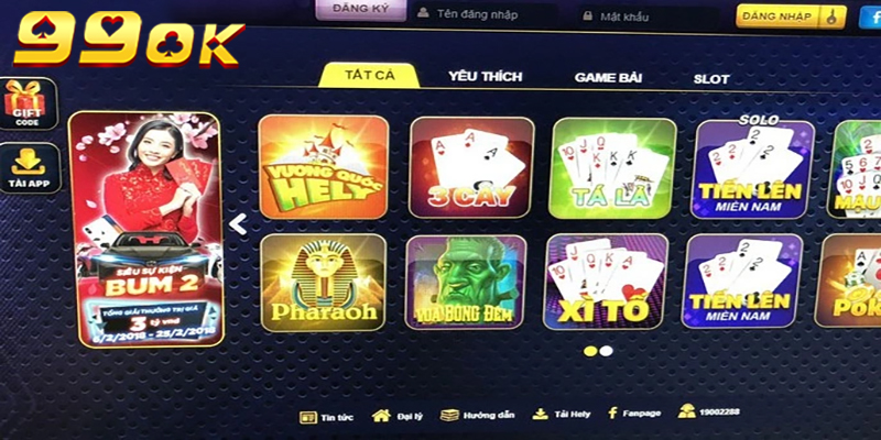 Các tính năng nổi bật của game bài 99ok